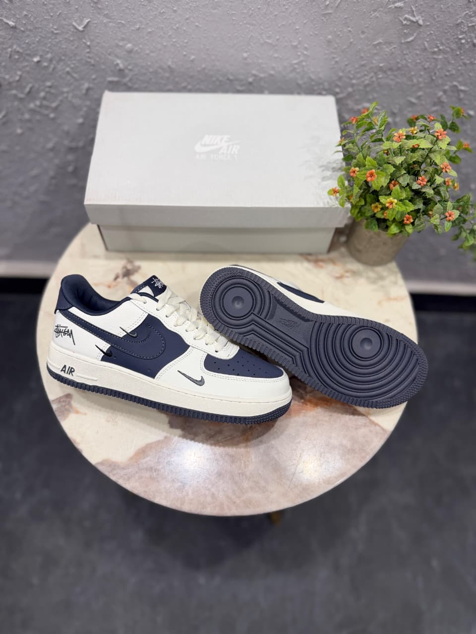 NIKE AIRFORCE CUSTOM X STUSSY