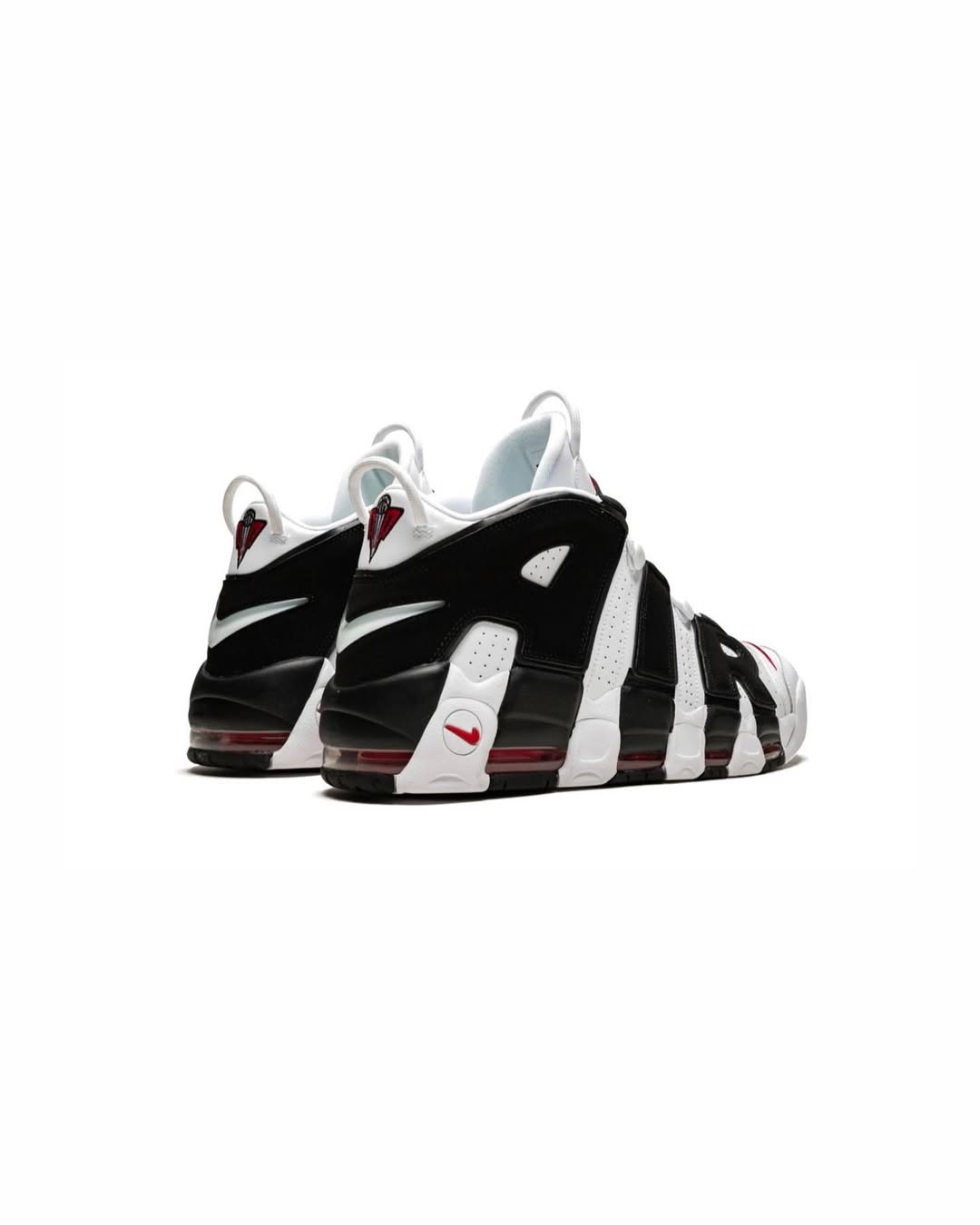 NIKE AIR MORE UPTEMPO BLACK AND WHITE