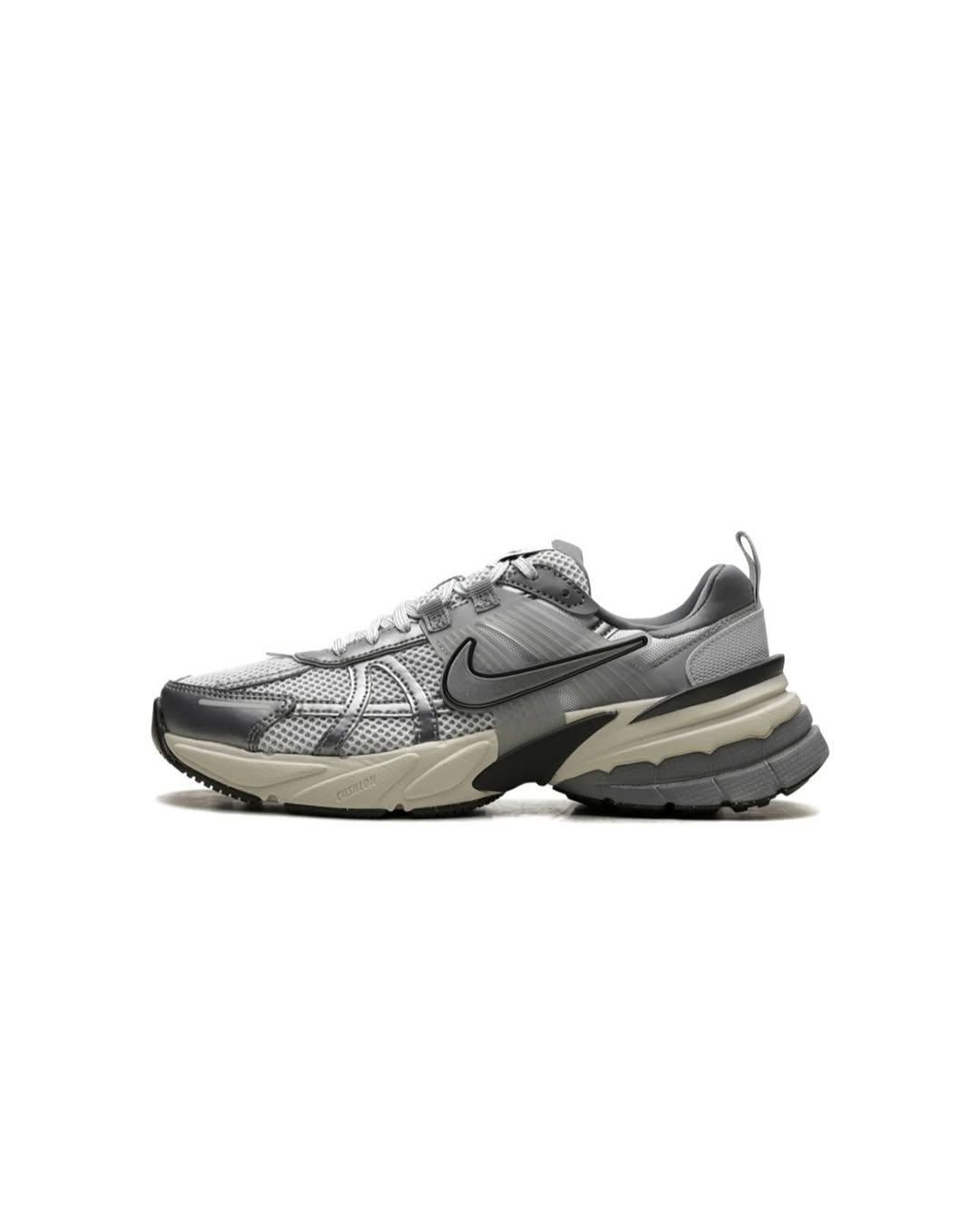 NIKE V2K RUN PLATINUM GREY AND SILVER